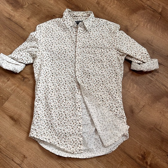 J. Crew Mercantile Men’s Slim Fit Button Down Floral Shirt - Size Small - Picture 1 of 6